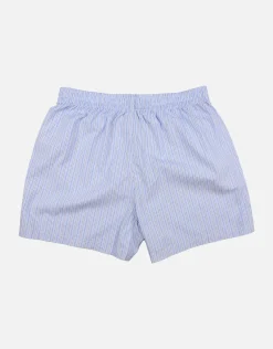 Striped Boxers in Light Blue