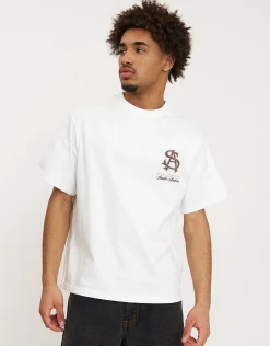 Studio Archives Stacked Tee in Blanc