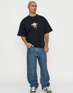 Studio Dragon Relaxed Fit T Shirt in Black