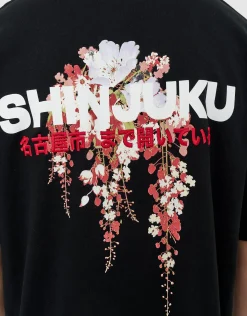 Studio Dragon Relaxed Fit T Shirt in Black