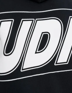 Studios Oversized Cropped Hoodie in Shadow Blue