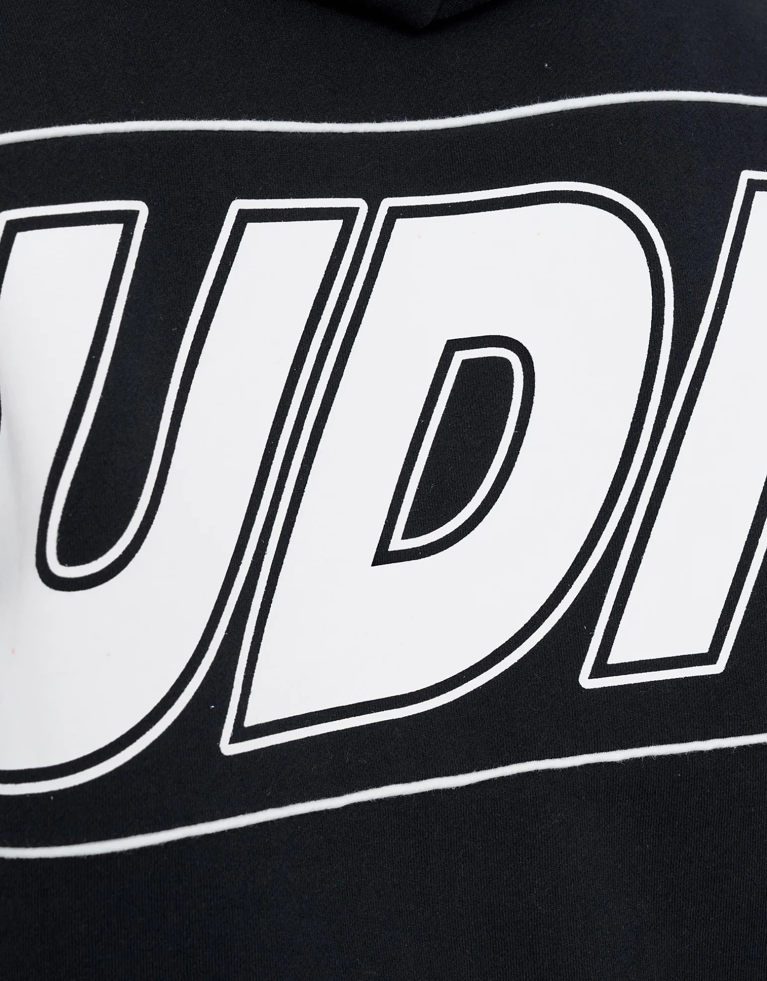 Studios Oversized Cropped Hoodie in Shadow Blue