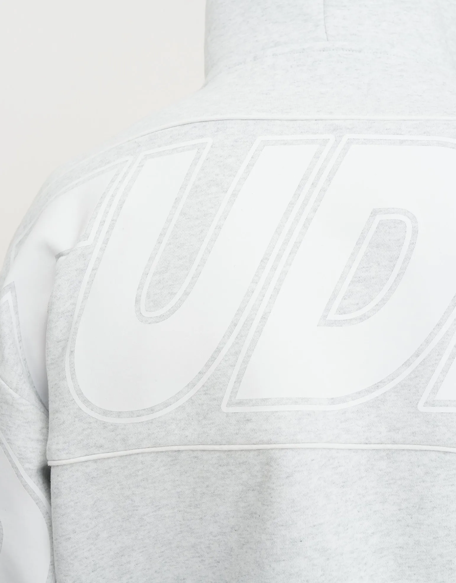 Studios Oversized Cropped Hoodie in Shadow Blue