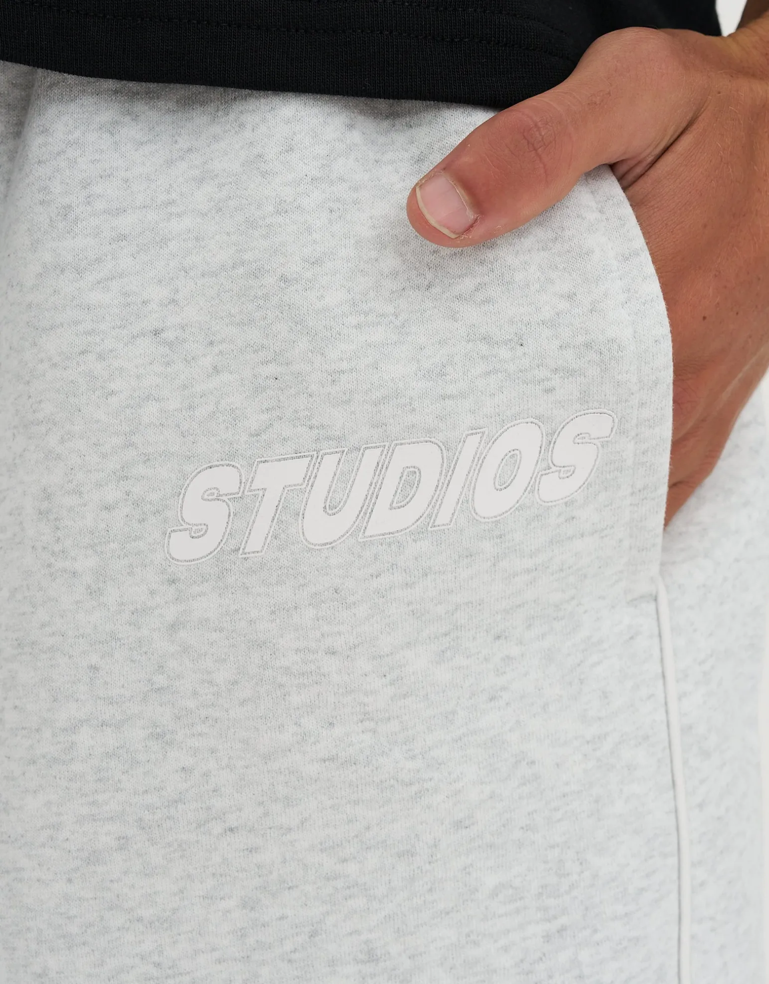 Studios Wide Track Pants in Bitter Brown