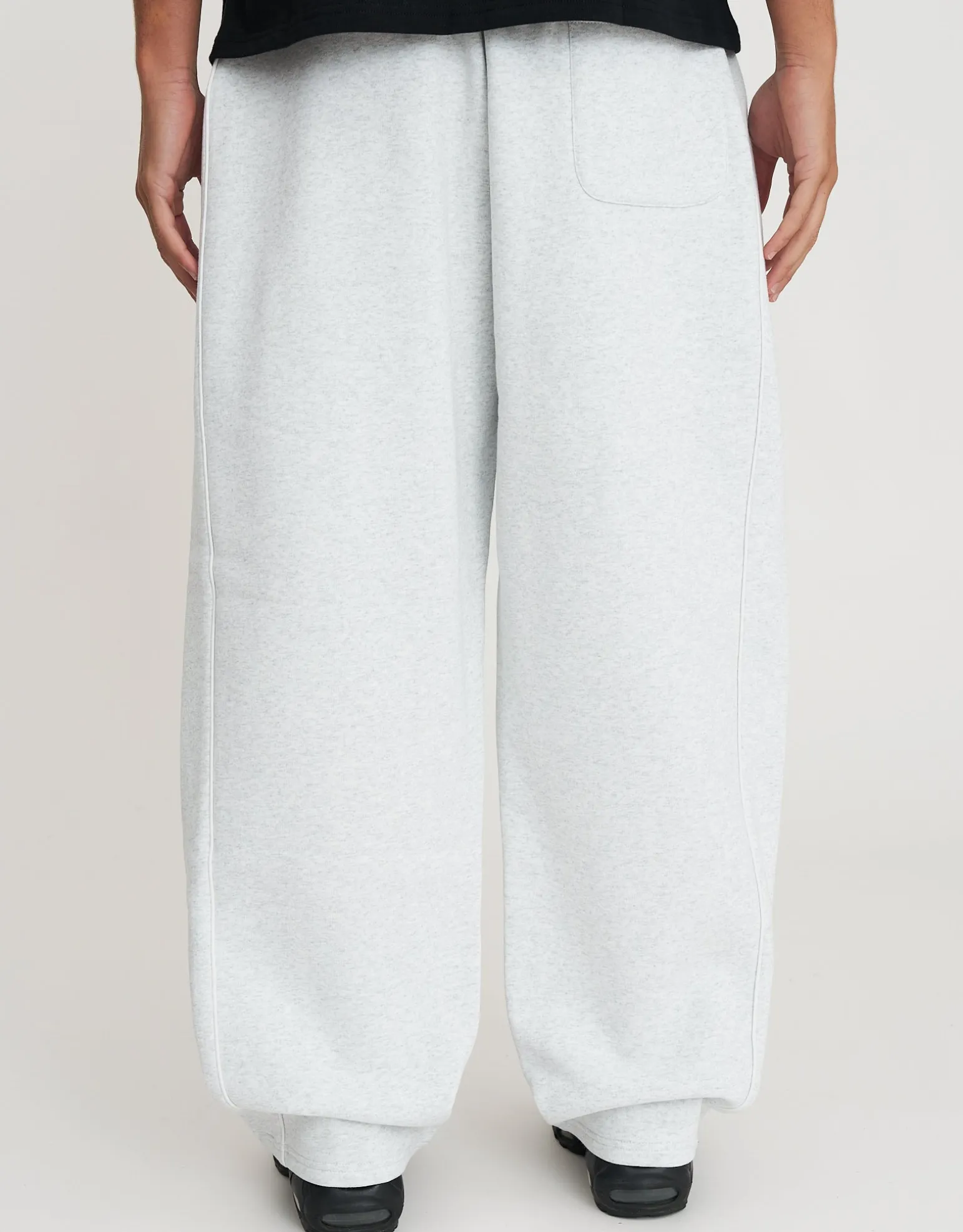 Studios Wide Track Pants in Bitter Brown