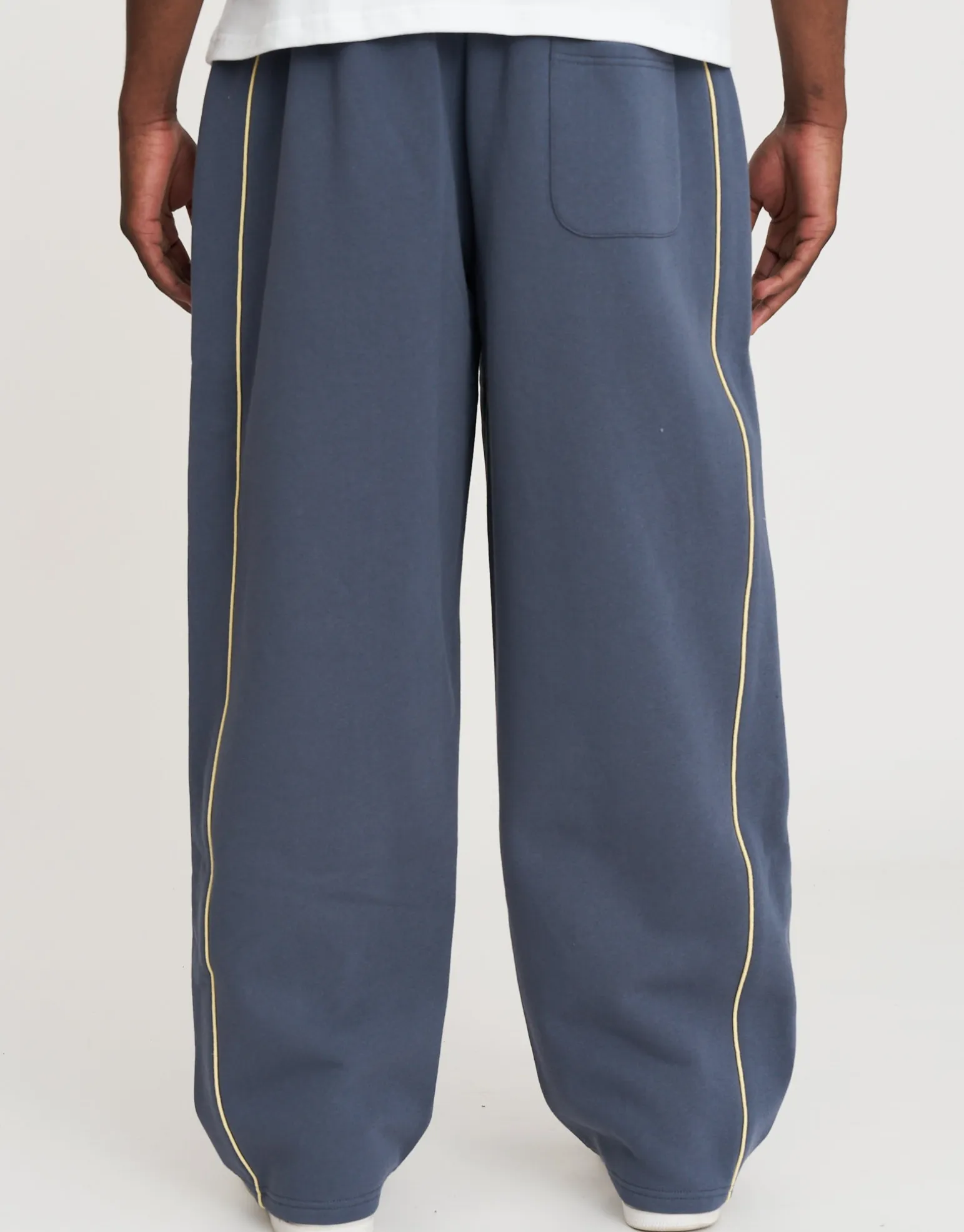 Studios Wide Track Pants in Bitter Brown