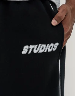 Studios Wide Track Pants in Bitter Brown