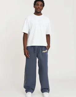 Studios Wide Track Pants in Shadow Blue