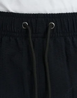 Summer Club Striped Swim Shorts in Pewter Grey