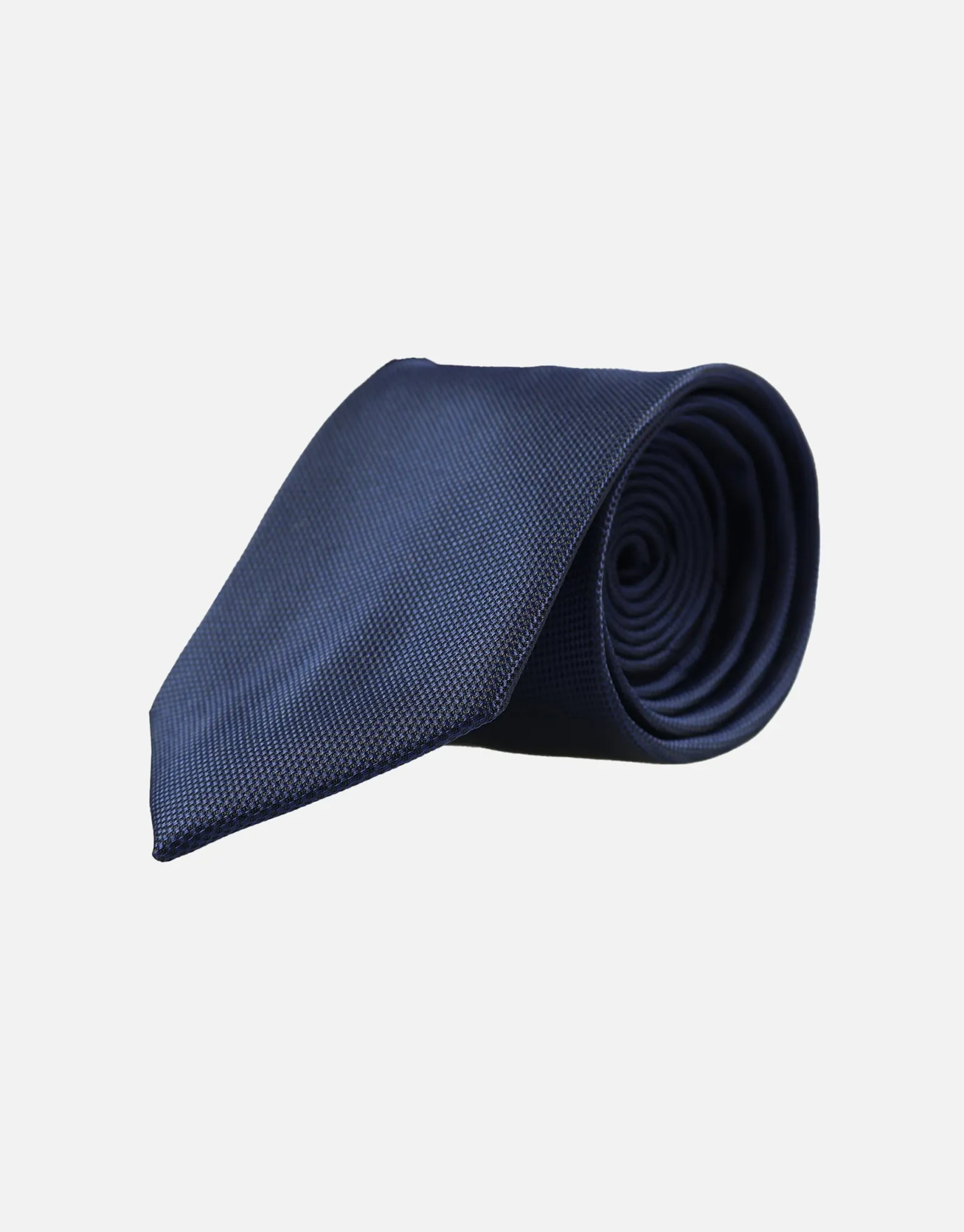 Sunflower Textured Slim Tie in Navy
