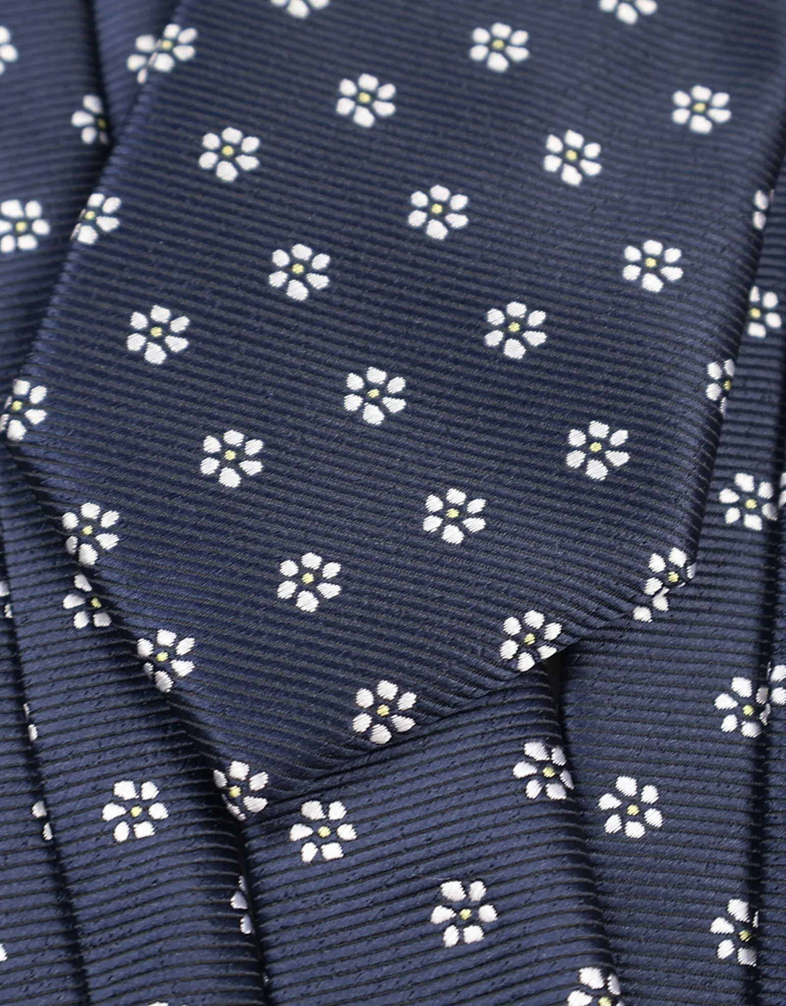 Sunflower Textured Slim Tie in Navy
