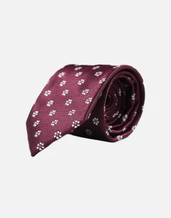 Sunflower Textured Slim Tie in Navy