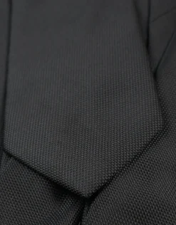 Sunflower Textured Slim Tie in Navy