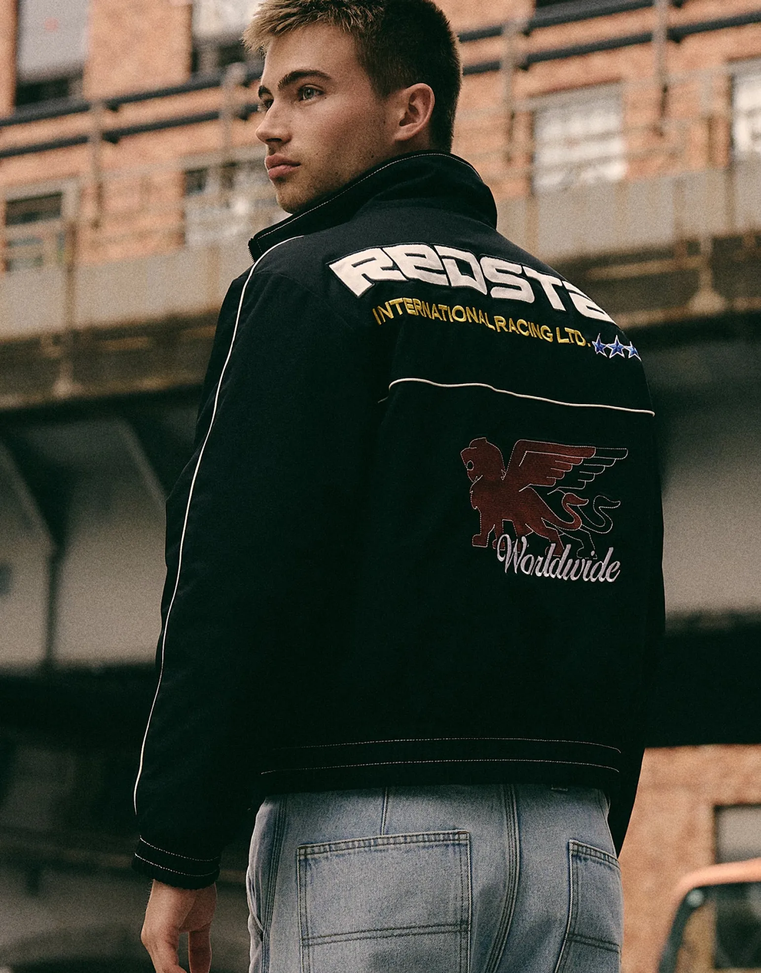 Suzuka Racing Jacket in Black
