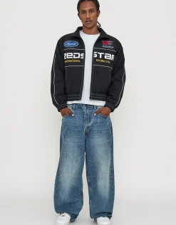 Suzuka Racing Jacket in Black