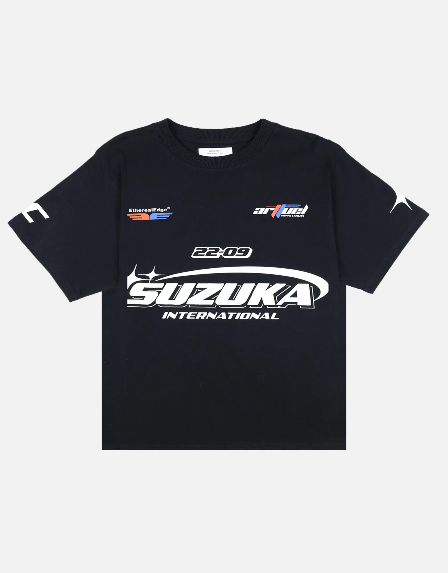 Suzuka Relaxed Fit T Shirt in Black