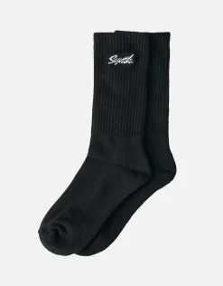 Synth Sport Socks in Black