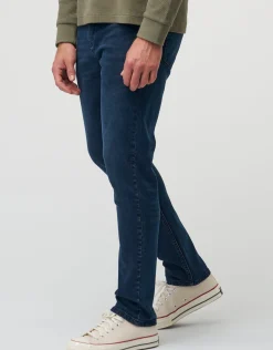 Taper Fit Jeans in Snow Wash
