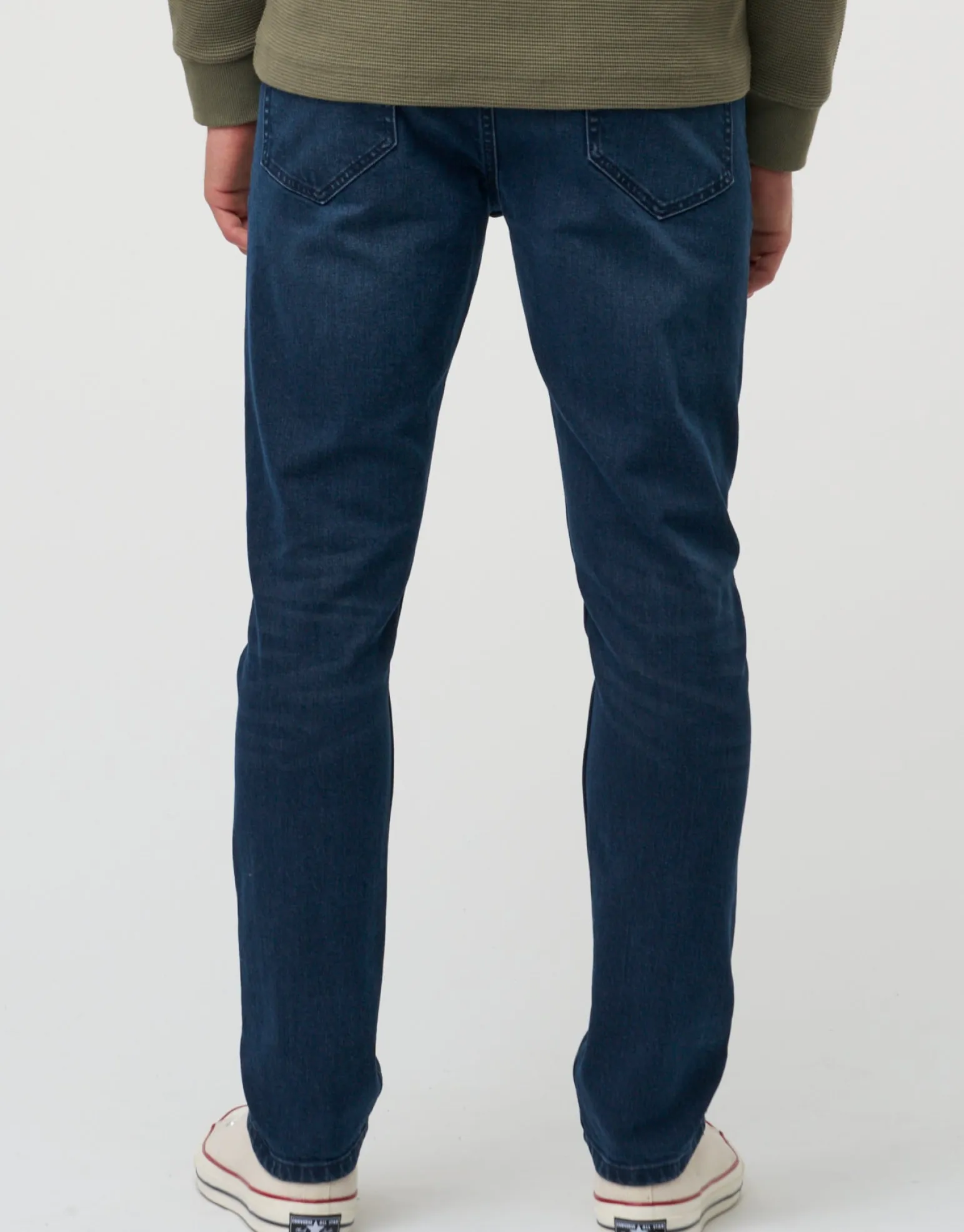 Taper Fit Jeans in Stone Bleach