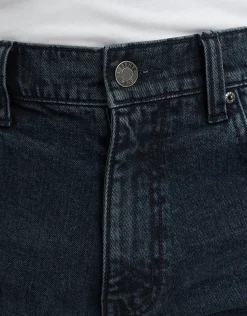 Taper Fit Jeans in Washed Black 002