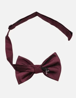 Textured Bow Tie in Burgundy