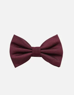 Textured Bow Tie in Burgundy