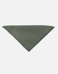 Textured Dot Pocket Square in Off White