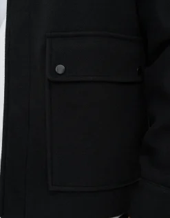 Textured Field Smart Jacket in Black