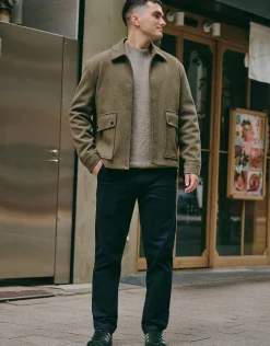 Textured Field Smart Jacket in Black