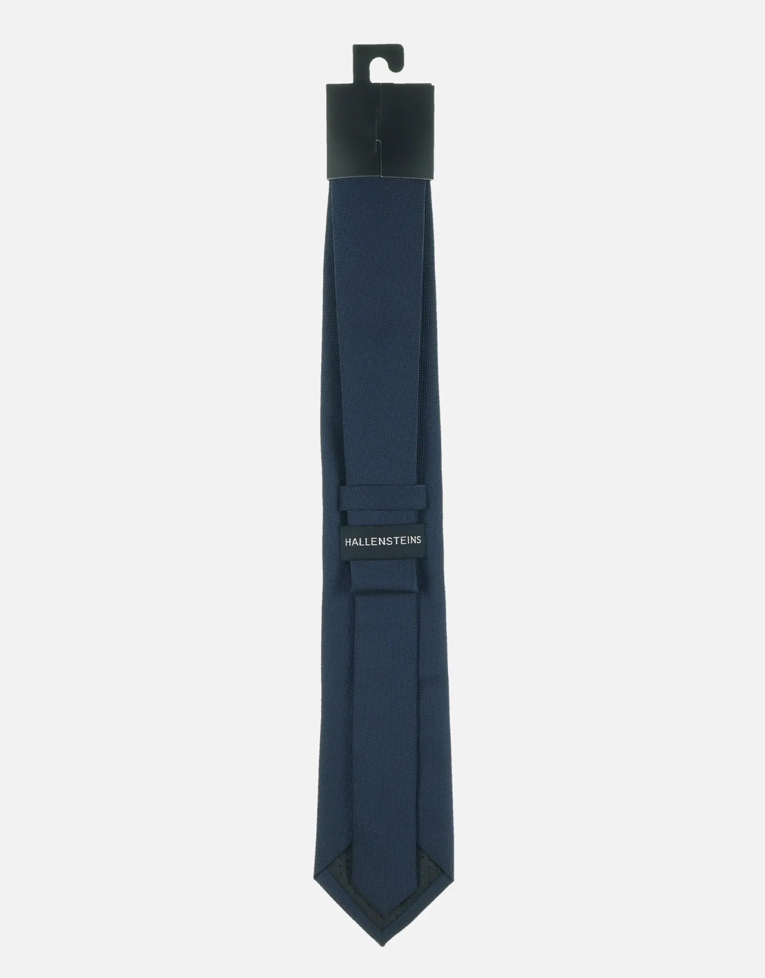 Textured Slim Tie in Navy