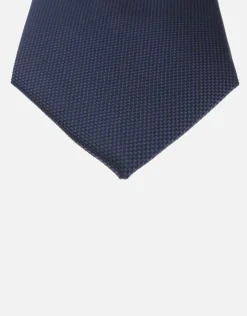 Textured Slim Tie in Purple