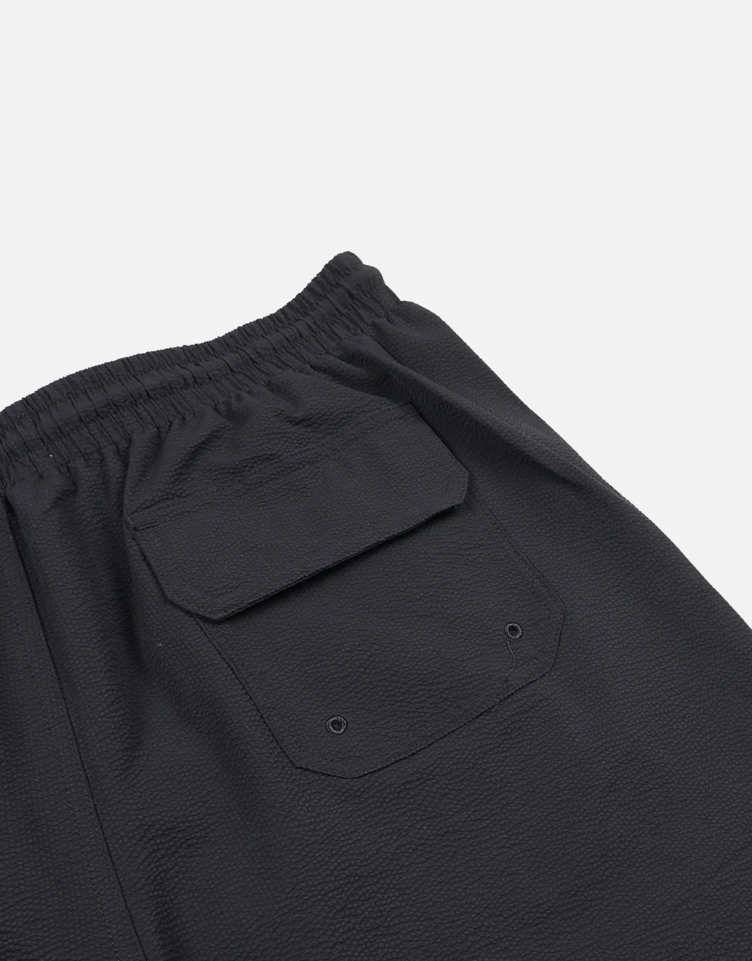 Textured Swim Shorts in Dusty Blue