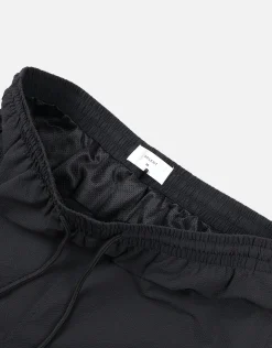 Textured Swim Shorts in Jet Black