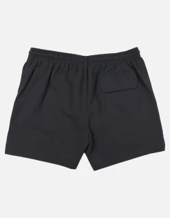 Textured Swim Shorts in Jet Black