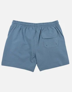 Textured Swim Shorts in Tan