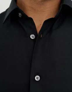 Twill Long Sleeve Dress Shirt in Light Blue