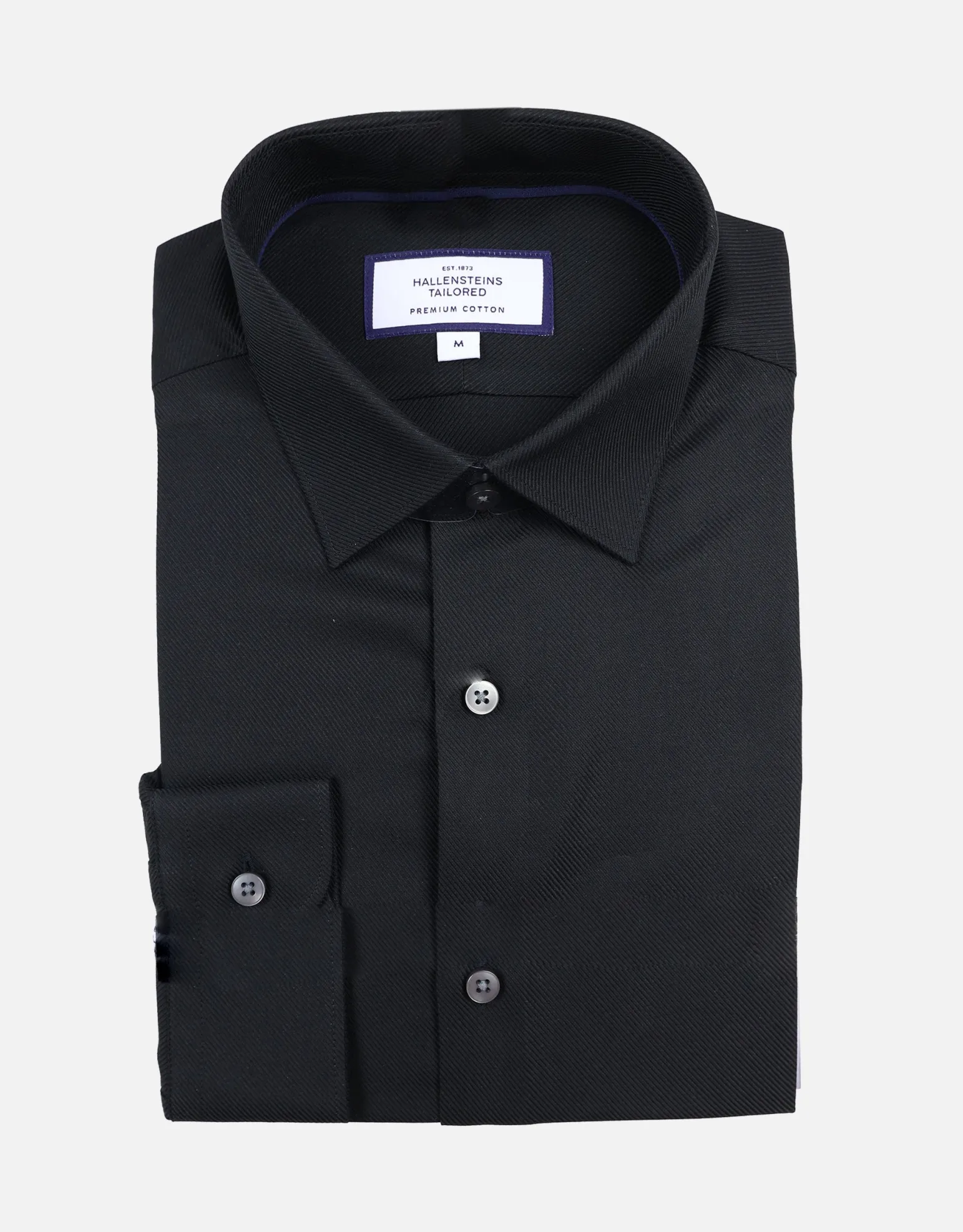 Twill Long Sleeve Dress Shirt in Light Blue