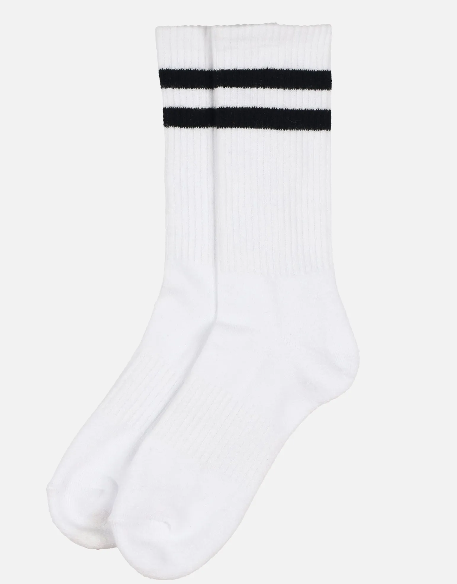 Twin Stripe Sport Socks in Black