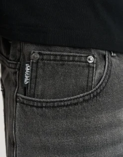 Vanguard Chains Baggy Fit Jorts in Washed Black