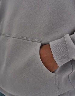 Vanguard Oversized Hoodie in Alloy Grey