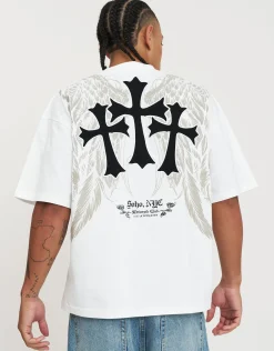 Vanguard Studios Box Fit T Shirt in Moon
