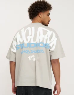 Vanguard Studios Box Fit T Shirt in Moon