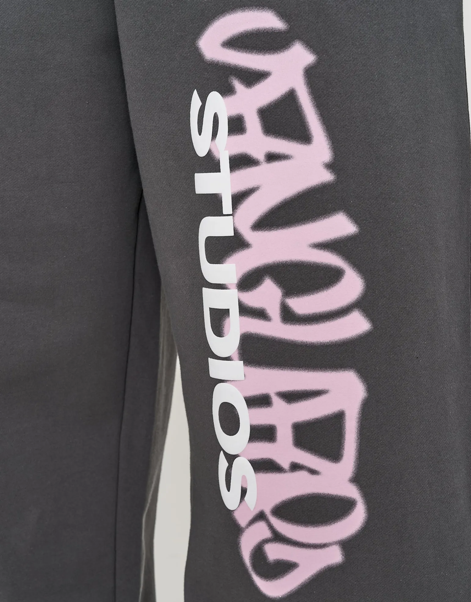 Vanguard Wide Track Pants in Pewter Grey