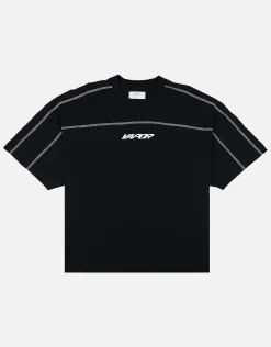 Vapor Overlocked Box Fit T Shirt in Brown