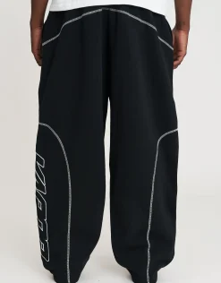 Vapor Wide Leg Track Pants in Black