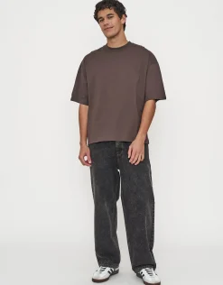 Vintage Box Fit T Shirt in Moon