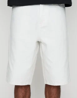 VisionBaggy Fit Jorts in Cloud White