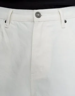 VisionBaggy Fit Jorts in Cloud White