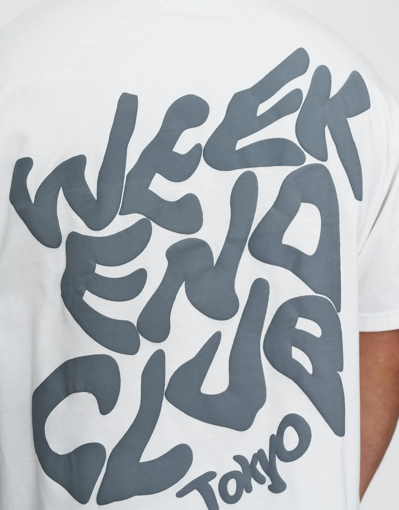 Weekend Club International Relaxed Fit T Shirt in Black