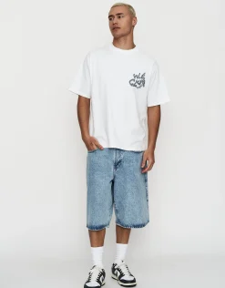 Weekend Club International Relaxed Fit T Shirt in Sunset Pink